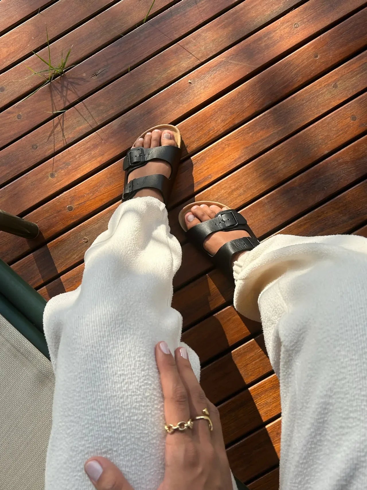 Tokio Leather Sandal - Black