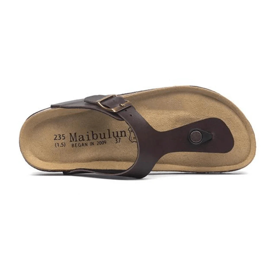 Mykonos Sandal - Dark Brown