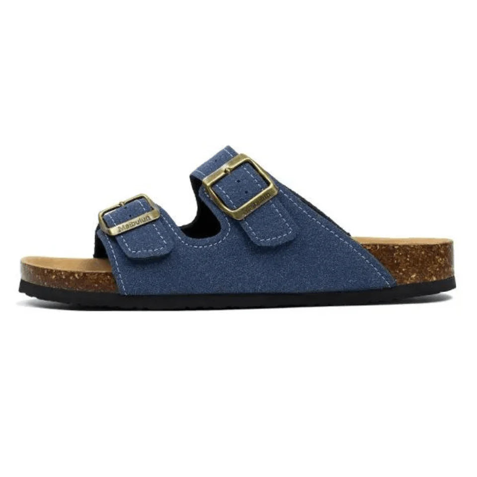 Tokio Suede Sandal - Blue