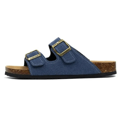 Tokio Suede Sandal - Blue