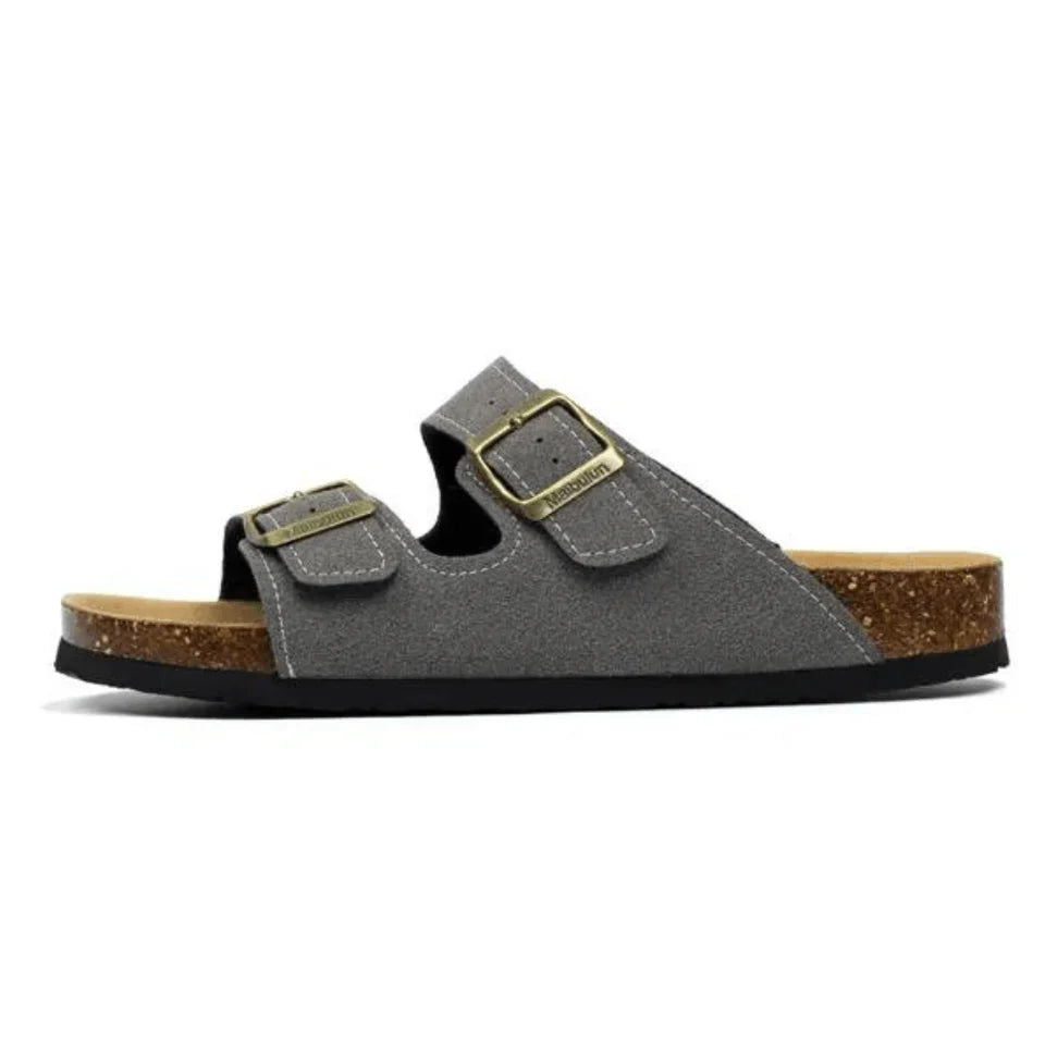 Tokio Suede Sandal - Gray
