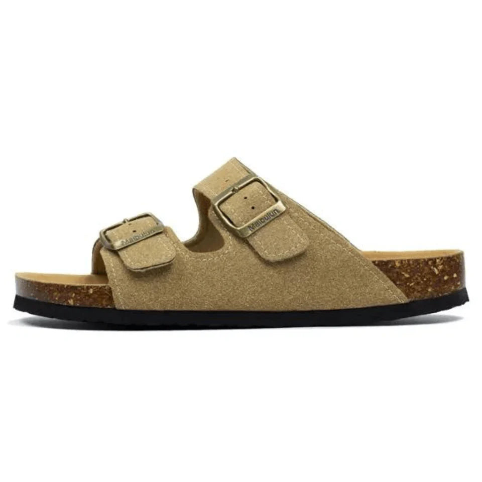 Tokio Suede Sandal - Light Brown