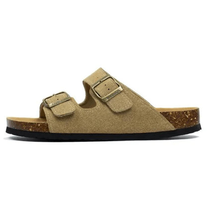 Tokio Suede Sandal - Light Brown