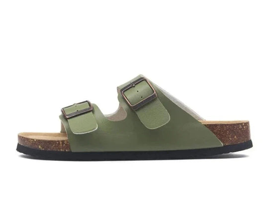 Tokio Suede Sandal - Green
