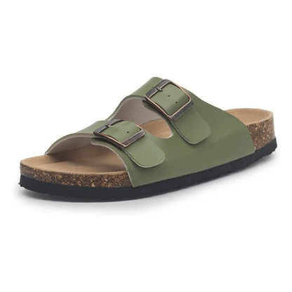 Tokio Suede Sandal - Green