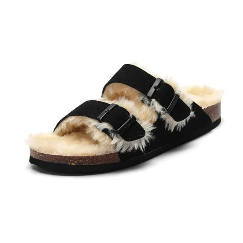 Indonesia sandal  Fluffy - Black